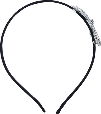 

SVAZ Crystal Hairband Hair Accessories Bow Hair Band Hair Band(Black)
