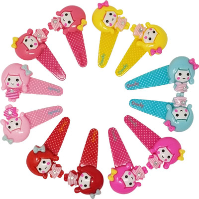 

Evolution Cute & Funky Babygirl Cartoon Image Multicolored Kids Snap Hair Clips, SmallFor Kids / Girls Tic Tac Clip(Multicolor)