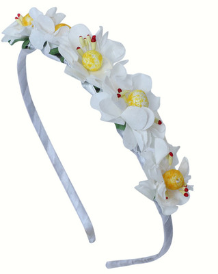 

SVAZ Floral Hair Band Hair Accessories Hair Band(White)