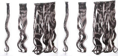 

Ritzkart CURLY Extension silky &natural feeling Maroon black Hair Extension