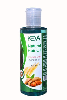 

Keva Natural Ayurvedic Hair Oil, 200ml for Hair growth and Nutrition for Healthy Hair with Almond and Vitamin E Hair Oil(200 ml)