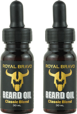 

ROYALBRAVO Beard Oil with argan , jojoba and sweet almond 30 ml for beard growth Hair Oil(30 ml)
