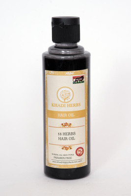 

Khadi Herbs 18 Herbal Oil, 210ML Hair Oil(210 ml)