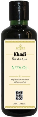 

Yuthee's khadi pure neem oil Hair Oil(210 ml)
