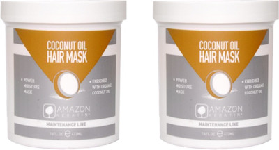 

AMAZON KERATIN COCONUT OIL HAIR MASK PACK OF TWO(946 ml)