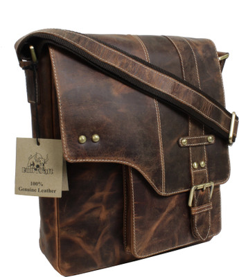 

Bull Kraft Sling Bag(Brown)
