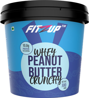 

FitZup Whey Peanut Butter Crunchy, With Whey Concentrate, 10.8 gms Protein per serving 300 g
