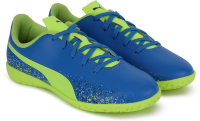 

Puma Boys & Girls Lace Football Shoes(Blue, Electric blue lemonade-fizzy y
