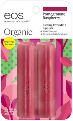 

EOS 2 Piece Organic Lip Balm Stick Pomegranate(Pack of: 2, 8 g)