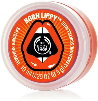 

Body Shop Born Lippy Pot Lip Balm - Satsuma Shimmer Zesty satsuma flavour(Pack of: 1, 10 g)