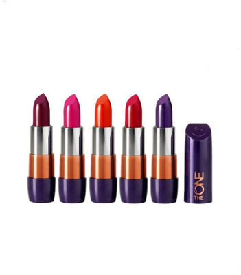 

Oriflame Sweden The One 5-in-1 Colour Stylist Lipstick Set Of 5 (Fresh tangelo, Lava red, Paradise pink, Mystic dahila, Purple moon) (New Colours)(Fresh tangelo, Lava red, Paradise pink, Mystic dahila, Purple moon, 20 g)