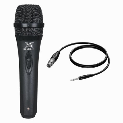 MX Dynamic Multipurpose Vocal Mic Microphones With Xlr To Mono Cable Udm-51 Microphone