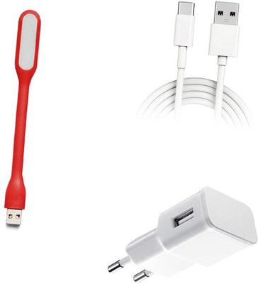 DAKRON Wall Charger Accessory Combo for Asus ZenFone V(White)