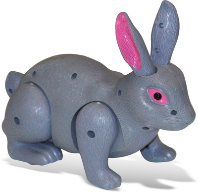 

Akshat Rabbit Battery Operated Toy Running And Sound - IMITATE THE TRUE RABBIT(Grey)