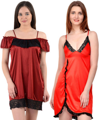 PHALIN Solid Babydoll