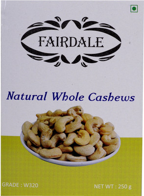 

Fairdale Natural Cashews W320 ( 250g ) Cashews(250 g, Box)