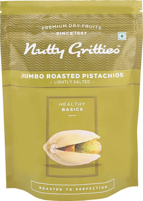 

Nutty Gritties Jumbo Roasted Pistachios, Lightly Salted Pistachios(194 g, Pouch)