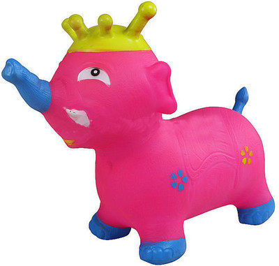 

Tickles Inflatable Elephant Animal Toy for kids (Random colour)(Multicolor)