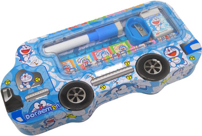 

Parteet pencil box Pencil box Art Metal Pencil Box(Set of 1, Blue)