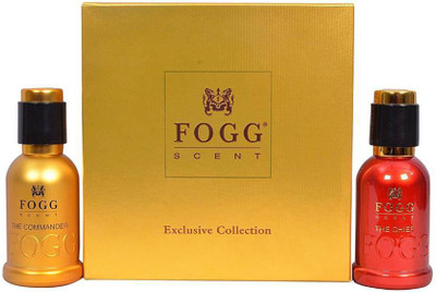 

Fogg PACK OF EXCLUSIVE COLLECTION (THE CHIEF 50 ml + THE COMMANDER 50 ml) Eau de Parfum - 100 ml (For Men & Women) Perfume - 100 ml(For Men & Women)