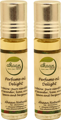 

ahaan naturals Delight Roll on Perfume All Skin Type- 100 Ml Each, Pack of 2 Perfume - 100 ml(For Men & Women)