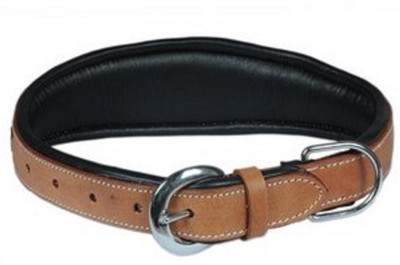 

Skora Plain Dog Collar Charm(Brown, Round)