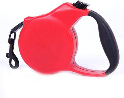 

Satyam Kraft Retractable Dog Leash Durable Dog Strap Belt up to 10 Feet Long for Small Pet Roaming 10 cm Dog & Cat Strap Leash(Red)