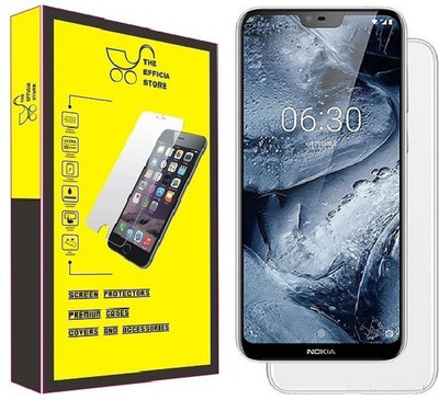 Efficia Tempered Glass Guard for Nokia 6.1 Plus(Pack of 1)