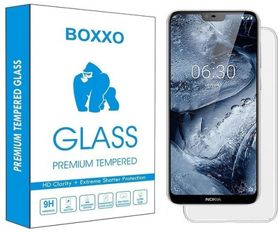 Boxxo Tempered Glass Guard for Nokia 6.1 Plus(Pack of 1)
