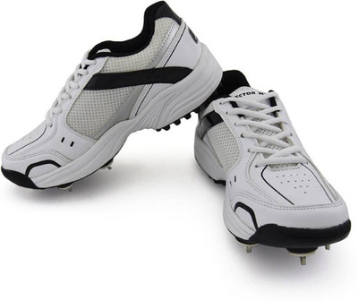 

Vector X Pro Speed Half Spike Cricket Shoes Size- Casuals For Men(White, Black, Silver