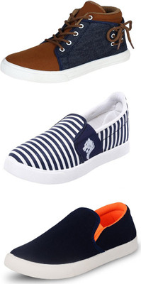 

Trenqs Sneakers For Men(Multicolor, Brown