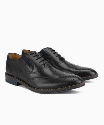 

Hush Puppies BRONSON ELASTIC DERB Lace Up For Men(Black