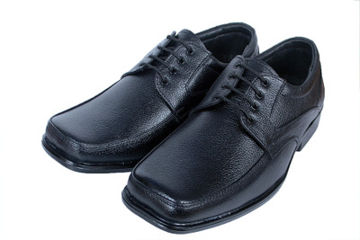 

RED CAN Men New Leather Casual Lace Up For Men(Black
