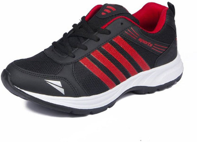 

ROAD STAG Running Shoes For Men(Black, Red, Red & black