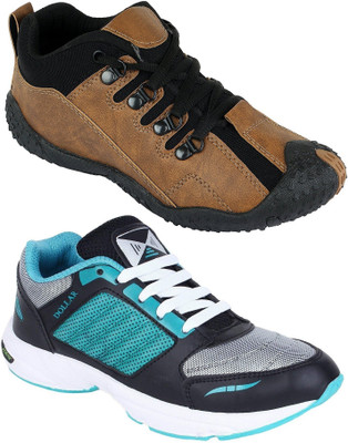

Pexlo Combo Pack of 2 Casual Shoes (Loafers Shoes) Casuals For Men(Multicolor, Black::brown::blue