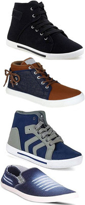 

Clymb Men's Combo Pack Of 4 Casual Casuals For Men(Multicolor
