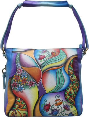 

shankar produce Women Evening/Party Multicolor Genuine Leather Shoulder Bag