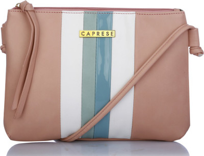 

Caprese Women Casual Pink PU Sling Bag