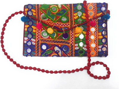 

Unique Fashion Women Evening/Party, Casual, Formal Multicolor Cotton Sling Bag