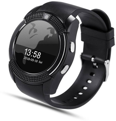 

BERRIN Smart Bluetooth Watch Black Smartwatch(Black Strap Free Size)
