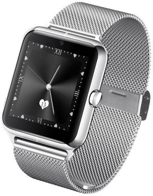

Padraig S8 Bluetooth Smartwatch Touch Screen With Gsm Sim & Tf Card Solt for All Android and IOS Silver Smartwatch(Silver Strap Free Size)
