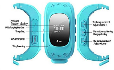 

shout and safe Smart Watch Sky Blue for Kids Smartwatch(Blue Strap Small)