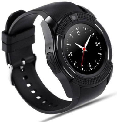 

BERRIN C6 Smart Bluetooth Watch For Men / Boys / Girls / Facebook /Whatsapp Messaging / Gsm Sim Card Support / Touch Screen / Built it Camera / Compatible with All Smartphones Black Smartwatch(Black Strap Free Size)