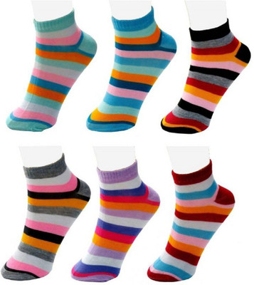 YJ FASHION Women Ankle Length(Pack of 6)