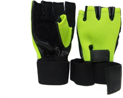 

PEANA Pair of Green Color Gym & Fitness Gloves (Men, Green)
