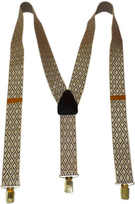 

Navaksha Y- Back Suspenders for Men(Gold)