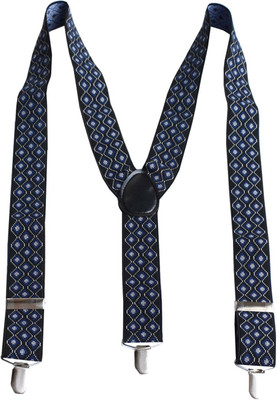 

Navaksha Y- Back Suspenders for Men(Black)