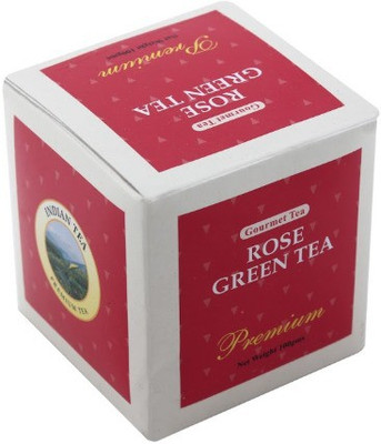 

Mittal Teas 100% Natural Organic Herbal Extracts Rose Green Tea(80 g, Box)