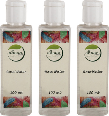 

ahaan naturals Rose Water All Age Group and Skin Type- 100 Ml Each, Pack of 3(100 ml)