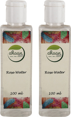 

ahaan naturals Rose Water All Age Group and Skin Type- 100 Ml Each, Pack of 2(100 ml)
